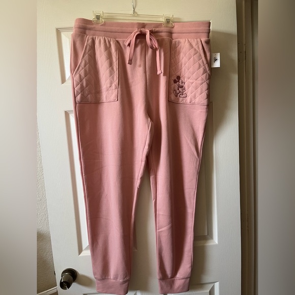 Disney Pants - Mickey Mouse embroidered pocket. Disney parks sweat pants
